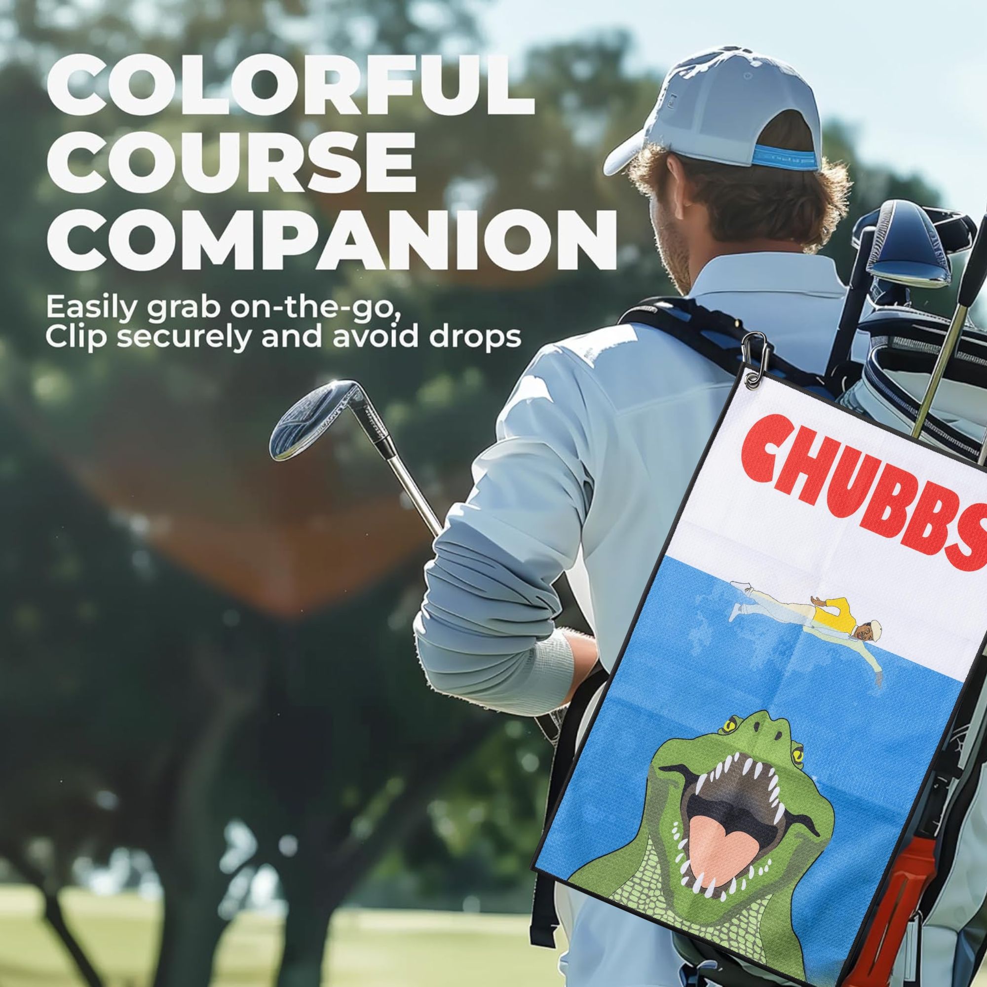 Handuk Golf Desain Fun Happy G - Golf Equipment Stores ulasan dan harga